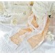Tuch Apricot Weiß Damenschal Hochzeit Unikat K