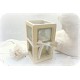Kerzenständer Shabby Ivory