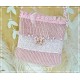 Handtasche Braut Rosa Rosen Spitze Perlen E