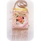Handtasche Braut Rosa Ivory Rose Spitze E
