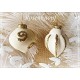 Baumkugel Weihnachten Ivory Keramik