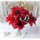 Weihnachtsstern Rot Kunstblumen