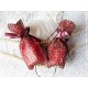 Weihnachten Säckchen Weinrot 
