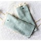 Walkstulpen Armstulpen Mint Ivory