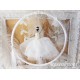 Ballerina Schwanensee Weiß Shabby