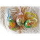 3er Set NOSTALGISCHE OSTEREIER Vintage Ostern Eier