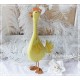Gans Ostern Holz Gelb Vintage