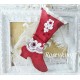 Nikolausstiefel Rot Shabby