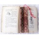 Lesezeichen Weinrot Braun Shabby