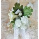Glas OSTEREI Vintage Shabby Blumen Spitze Perlen