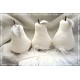 Stoffbirne Leinen Ivory Shabby  K
