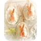 OSTEREI  mit  HASE Shabby Weiß Leinen Ostern Ei