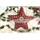 Stern Weihnachten Rot Weiß Shabby