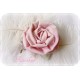 Ansteckblüte GROßE ROSE Brosche Rosa Brautschmuck