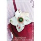 Ansteckblüte Brosche Ivory Brautschmuck