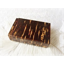 ZIGARETTENETUI Vintage Shabby Etui Holzschachtel Schachtel Holz Brocante Antiquität Antik Rarität 1900-1920 E