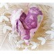 Stoffherz Rosa Violett E K