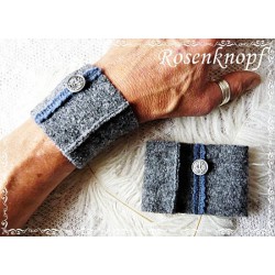Pulswärmer Herren Grau Walk