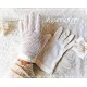 Fingerhandschuhe Ivory Braut Vintage