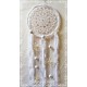 Traumfänger Weiß Shabby Sisalperlen    5