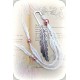 Lesezeichen FEDER Silber Ivory