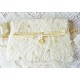 Damen Clutch Ivory Ecru Hochzeit Spitze E*