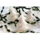 Tannenbaum Weiß Spitze Shabby